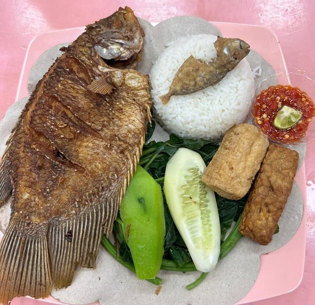Tempong Rice Platter
